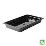 Rubbermaid Black Full Size Hot Food Pan, 2&frac12;" H