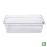 Rubbermaid Clear Full Size Cold Food Pan, 6" H