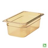 Rubbermaid Amber 1/3 Size Hot Food Pan, 4" H