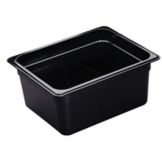 Cambro Black Half Size High Heat H-Pan&trade; 6" H