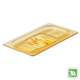 Rubbermaid Amber 1/4 Size Hot Food Pan Cover