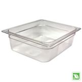 Rubbermaid Clear 1/2 Size Cold Food Pan, 4" H