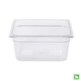 Rubbermaid Clear 1/2 Size Cold Food Pan, 6" H