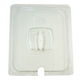 Rubbermaid Clear 1/2 Size Cold Food Pan Cover w/ Notch