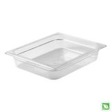 Rubbermaid Clear 1/2 Size Cold Food Pan, 2&frac12;" H
