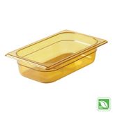 Rubbermaid Amber 1/4 Size Hot Food Pan, 2&frac12;" H