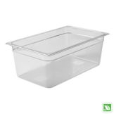 Rubbermaid Clear Full Size Cold Food Pan, 8" H