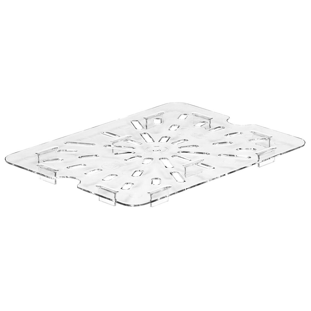 Clear Camwear&reg; Drain Shelf for Half Size Food Pans