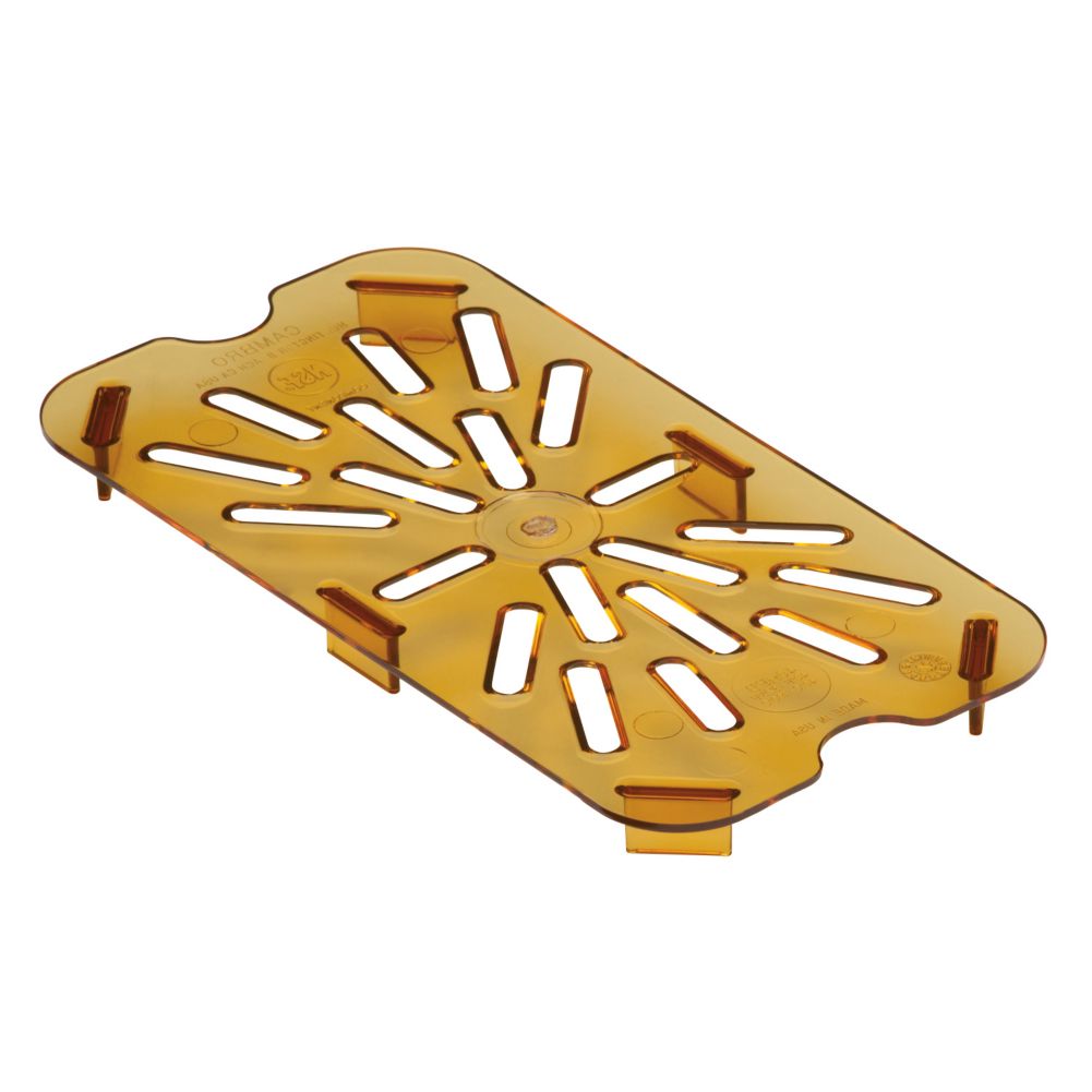 Cambro Amber Drain Shelf for 1/4 Size H-Pans&trade;