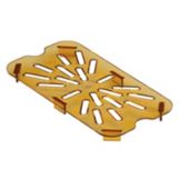 Cambro Amber Drain Shelf for 1/4 Size H-Pans&trade;