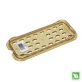 Rubbermaid Amber 1/3 Size Hot Food Pan Drain Tray