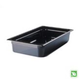 Rubbermaid Black Full Size Hot Food Pan, 4" H