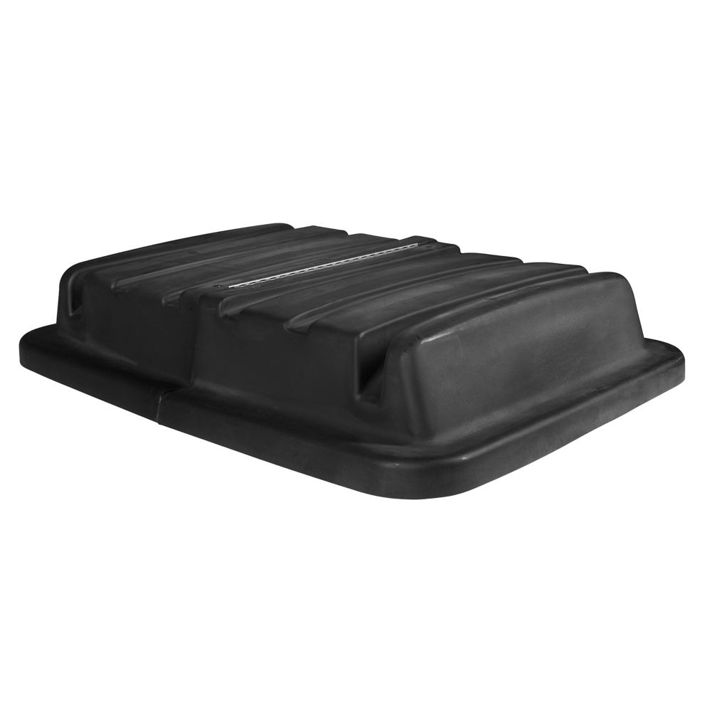 Rubbermaid Black Hinged Lid for 4619 Cube Truck / 4720 Utility Truck