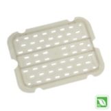 Rubbermaid Clear 1/2 Size Cold Food Pan Drain Tray