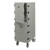 Cambro Light Gray 2-Section Tray / Sheet Pan Camcarts&reg;