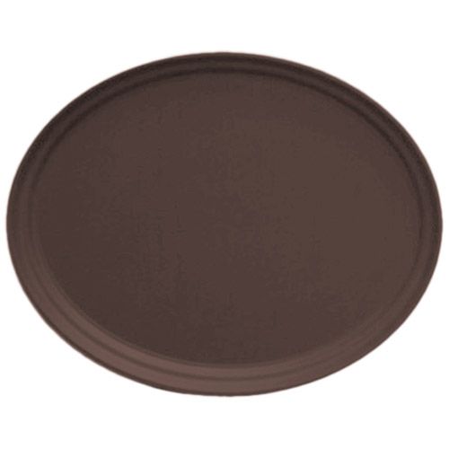 Cambro Tavern Tan Oval Camtread&reg; Tray