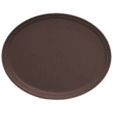 Cambro Tavern Tan Oval Camtread&reg; Tray