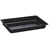 Cambro Black Full Size High Heat H-Pan&trade; 2-1/2" H
