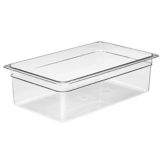 Cambro Clear Camwear&reg; Full Size Food Pan, 6" H