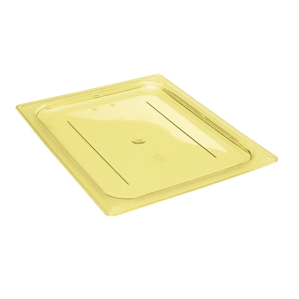 Cambro Amber Half Size Flat H-Pan&trade; Cover w/o Handle