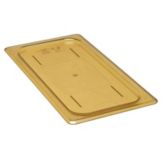 Cambro Amber 1/3 Size Flat H-Pan&trade; Cover w/o Handle