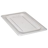 Cambro Clear Camwear&reg; 1/4 Size Flat Food Pan Cover