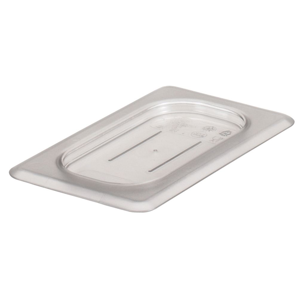 Cambro Clear Camwear&reg; 1/9 Size Flat Food Pan Cover
