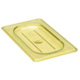 Cambro Amber 1/9 Size Flat H-Pan&trade; Cover w/o Handle
