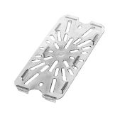 Cambro Clear Camwear&reg; Drain Shelf for 1/3 Size Food Pans