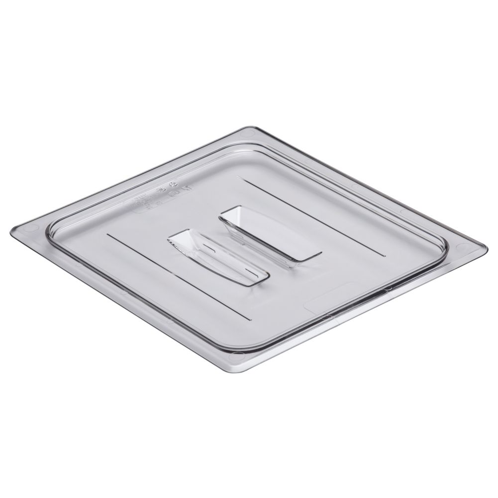 Cambro Clear Camwear&reg; Half Size Food Pan Cover w/ Handle