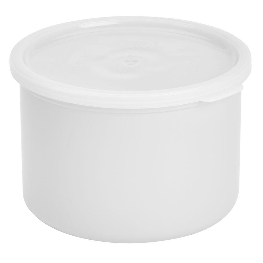 Cambro White 1.5 Qt Crock w/ Lid