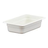 Cambro White Camwear&reg; 1/4 Size Food Pan, 2-1/2" H