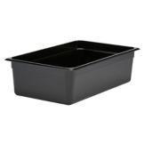 Cambro Black Camwear&reg; Full Size Food Pan, 6" H