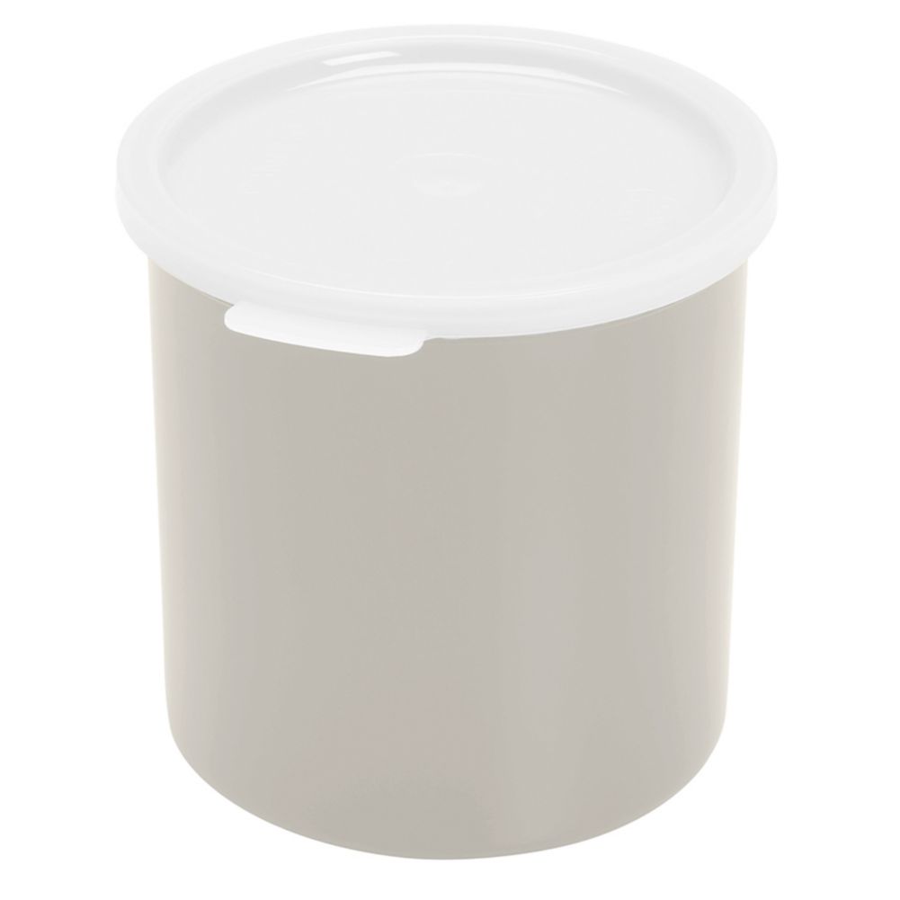 Cambro White 1 Qt Crock w/ Lid