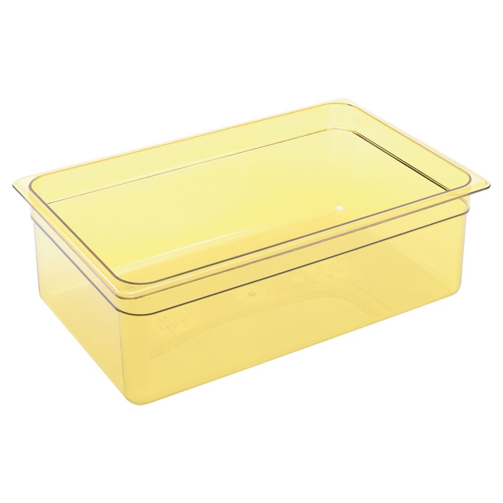 Cambro Amber 6" H Full Size High Heat H-Pan