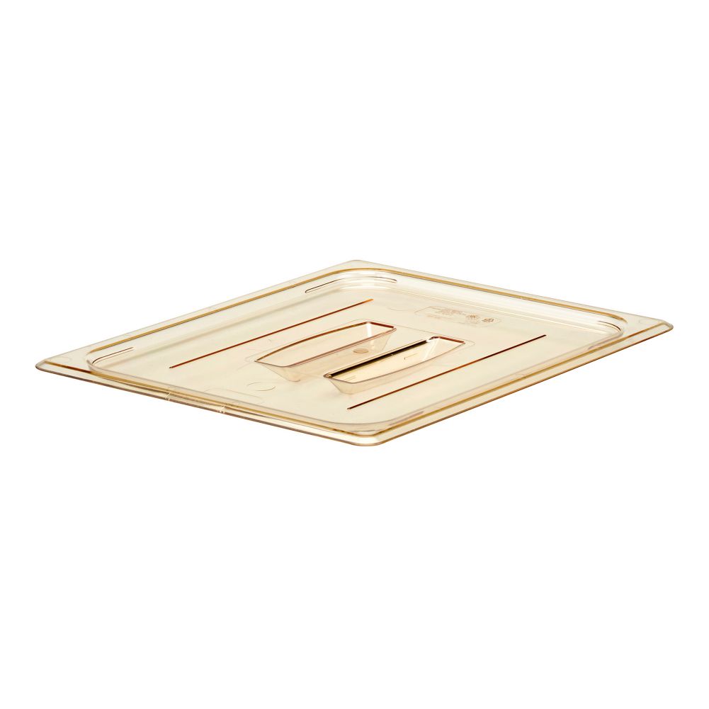 Cambro Amber Half Size H-Pan&trade; Cover w/ Handle