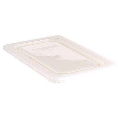 Cambro White Camwear&reg; 1/4 Size Food Pan Seal Cover