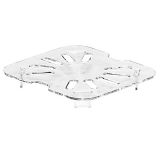 Cambro Clear Camwear&reg; Drain Shelf for 1/6 Size Food Pans