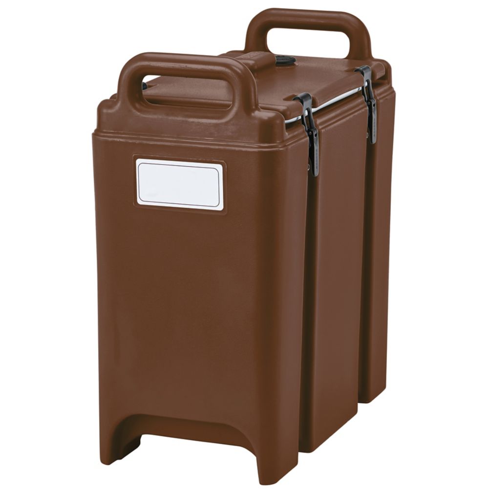 Cambro Dark Brown 3.5 Gal Soup Camtainer&reg; w/o Spigot
