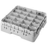 Cambro Camrack&reg; Soft Gray Full Size 20-Compt Cup Rack