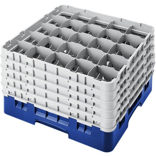 Cambro Camrack&reg; Full Size Glass Rack for Glasses, Navy Blue