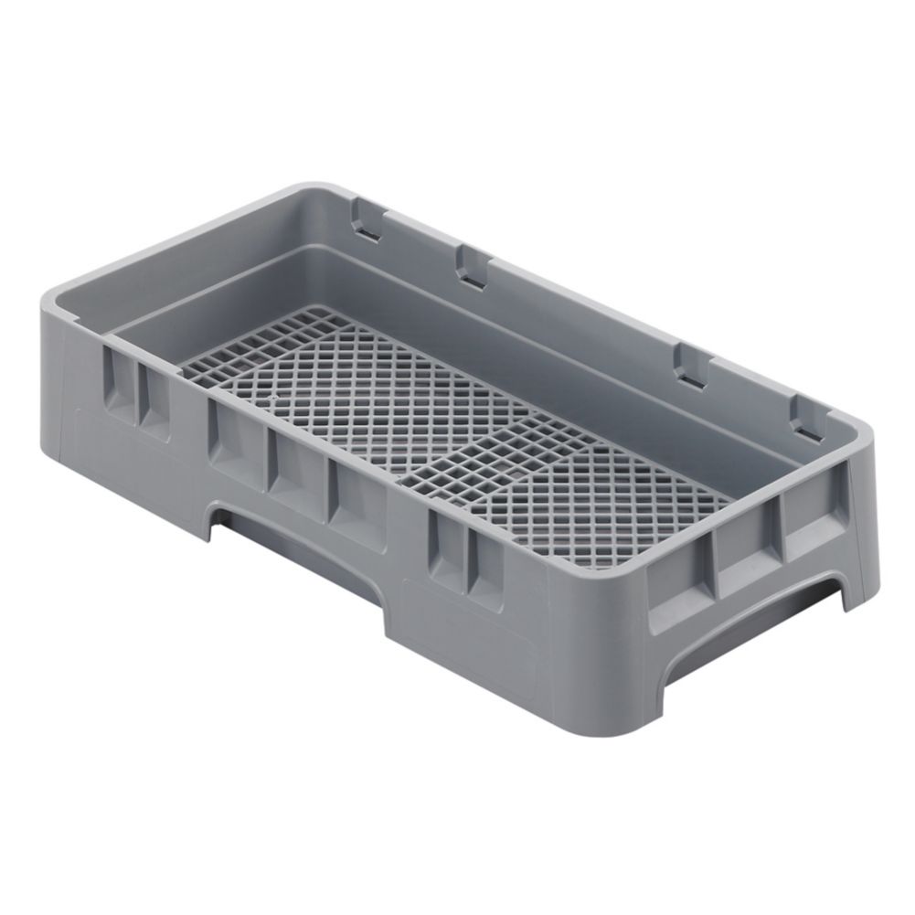 Cambro Camrack&reg; Soft Gray Half Size Flatware Rack