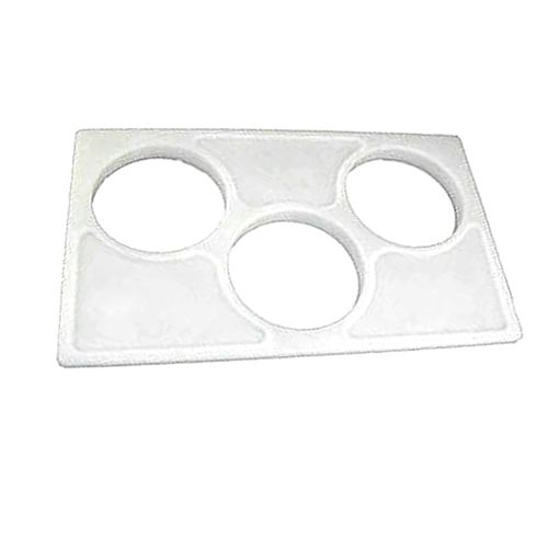 Cambro White 3-Crock Holder for Food Bars