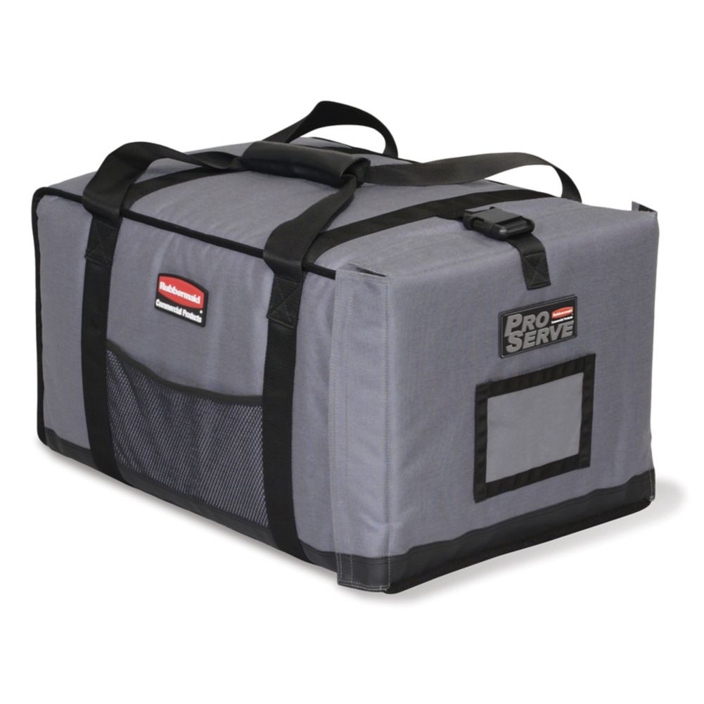 Rubbermaid PROSERVE Small Gray Insulated End-Loading Full Pan Carrier