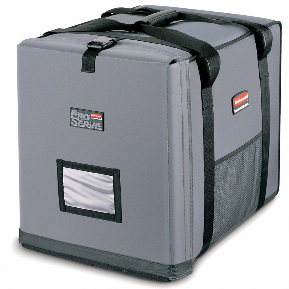 Rubbermaid PROSERVE Large Gray Insulated End-Loading Full Pan Carrier