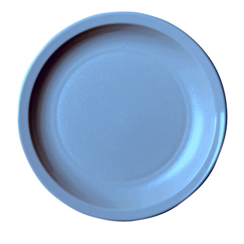 Cambro Camwear&reg; Narrow Rim Plate, Slate Blue,  5-1/2"