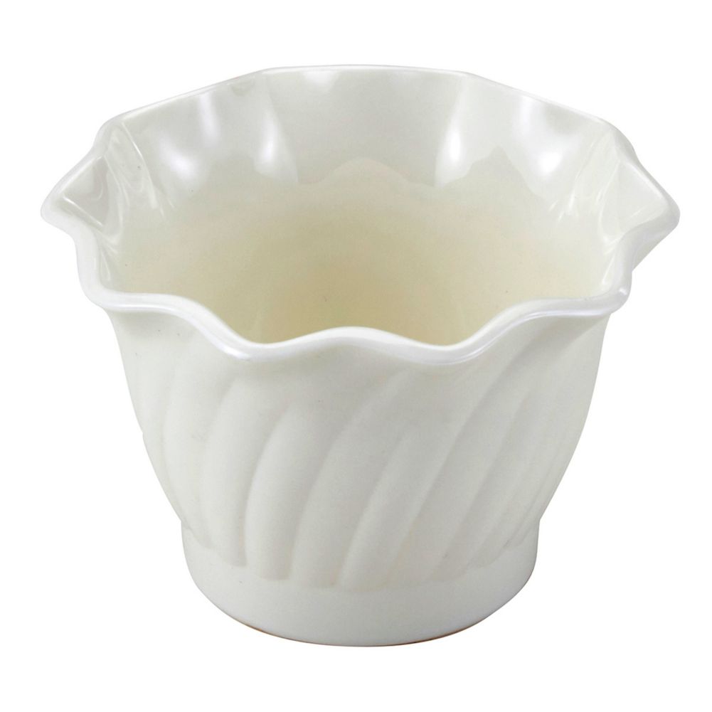 Cambro White Camwear&reg; 5 oz Swirl Bowl