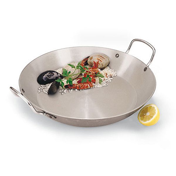 Paderno World Cuisine Carbon Steel 12-1/2" Paella Pan