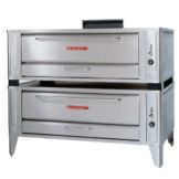 Blodgett Stainless Steel Deck Type 48" Gas Double Pizza Oven