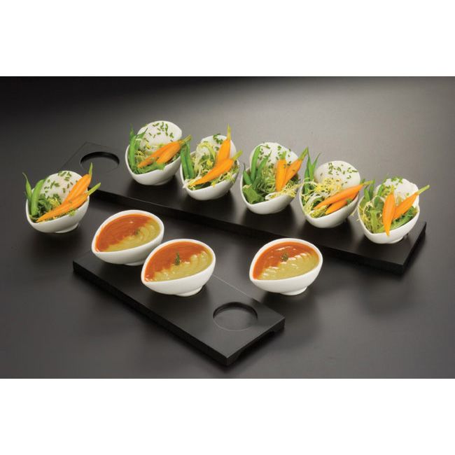 American Metalcraft 6-Sauce Cup Serving Board